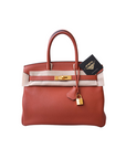 Birkin 30 Cuivre Gold Hardware Togo X-