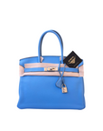 Birkin 30 Bleu Paradise Palladium Hardware □R