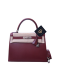 Kelly 28 Rouge H Palladium Hardware Epsom □F