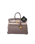 Birkin 25 Etoupe Gold Hardware Togo A