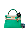 Kelly 28 Bamboo Gold Hardware Chevre □Q