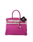 Birkin 30 Rose Pourpre Palladium Hardware Togo A