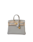 Birkin 25 Gris Perle Gold Hardware Togo W