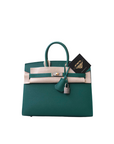 Birkin 25 Sellier Vert Moyan Electrum Hardware Epsom W