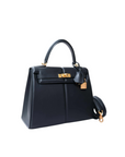 Limited Edition Kelly 25 Padded Noir Gold Hardware Z