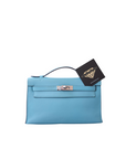 Kelly Pochette Bleu Atoll Palladium Hardware X