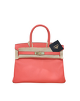 Birkin 30 Rose Jaipur Gold Hardware Epsom