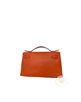 Kelly Pochette Orange Palladium Hardware