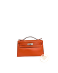 Kelly Pochette Orange Palladium Hardware