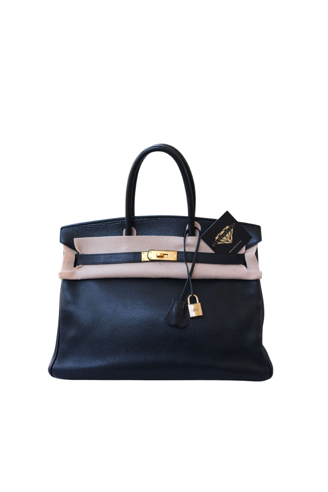 Birkin 35 Noir Gold Hardware Togo □F