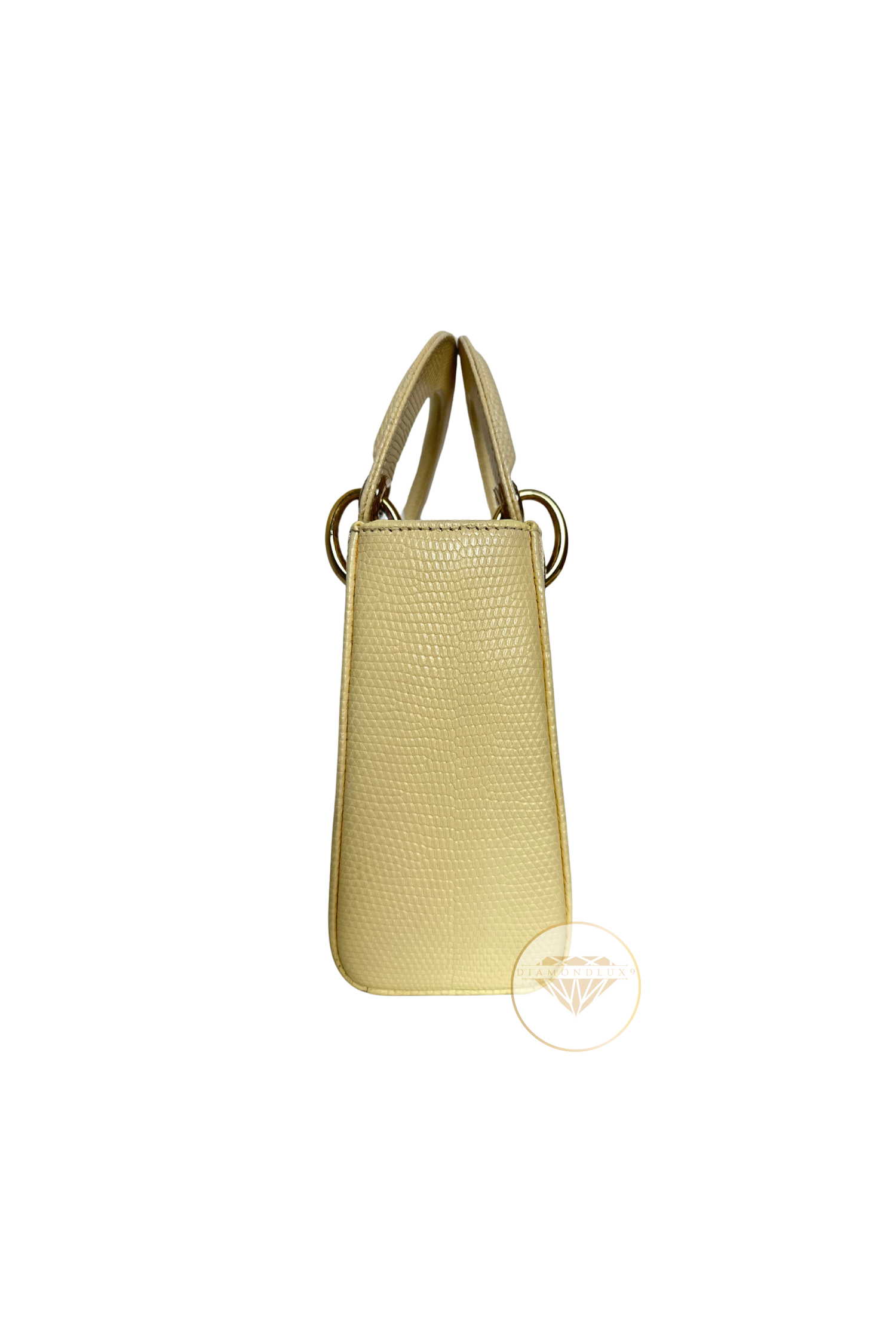 Lady Dior Lizard Light Gold Hardware
