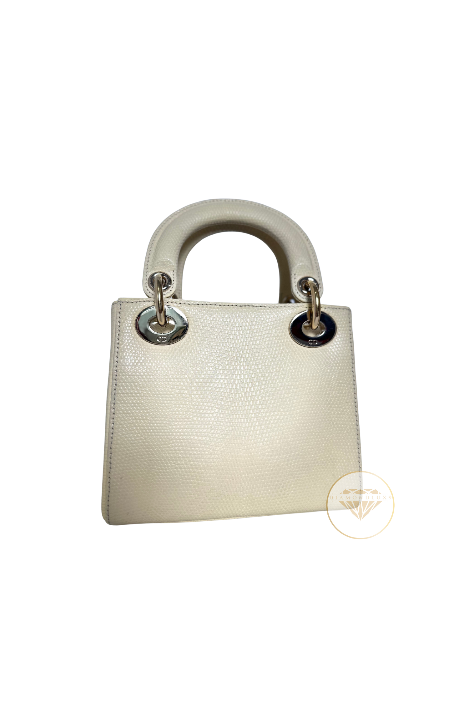 Lady Dior Lizard Light Gold Hardware