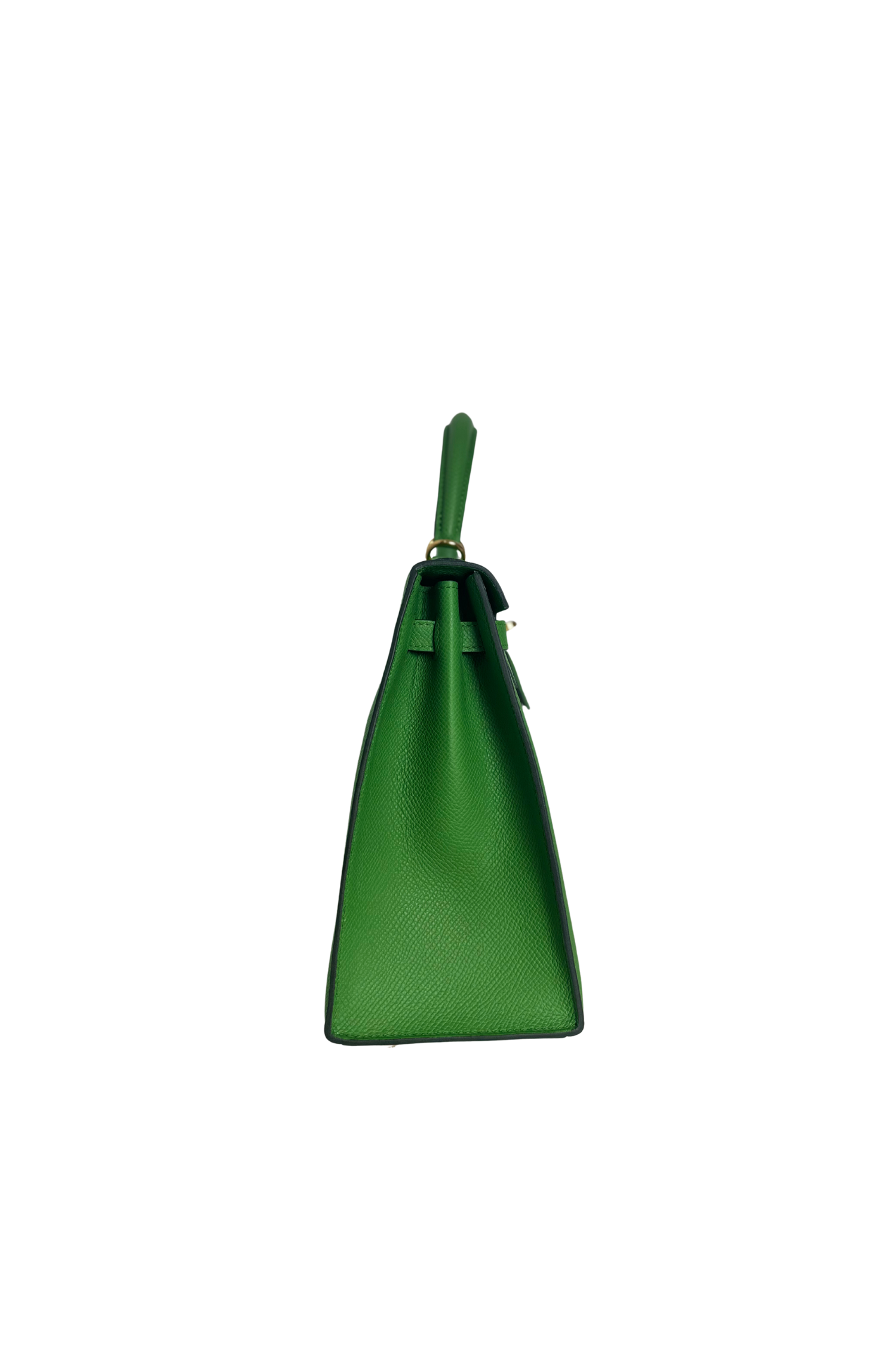 Kelly 25 Vert Yucca Gold Hardware Epsom