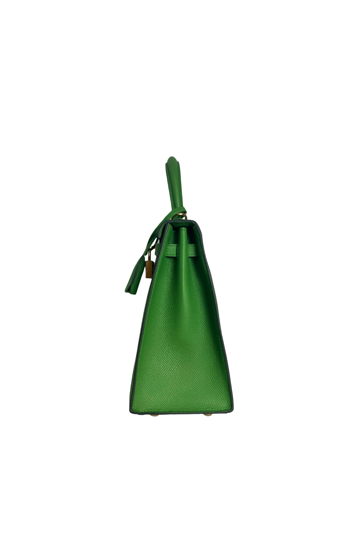 Kelly 25 Vert Yucca Gold Hardware Epsom