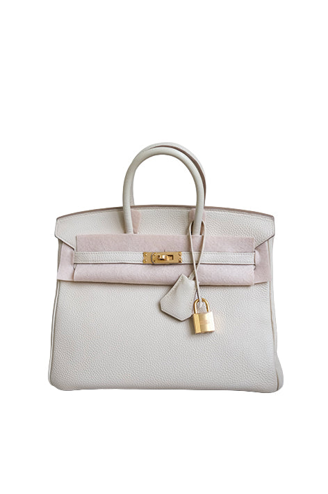 Birkin 25 Craie Gold Hardware