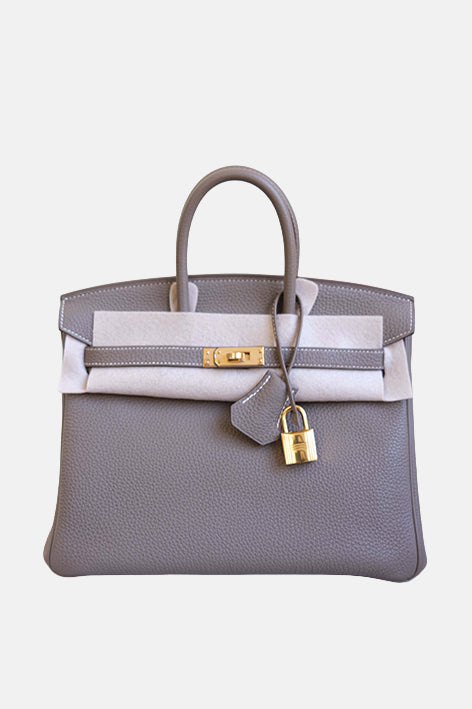 Birkin 25 Etoupe Gold Hardware