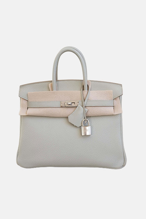 Birkin 25 Gris Perle PHW