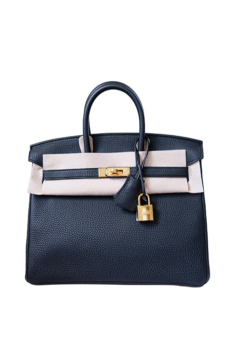 Birkin 25 Noir Gold Hardware