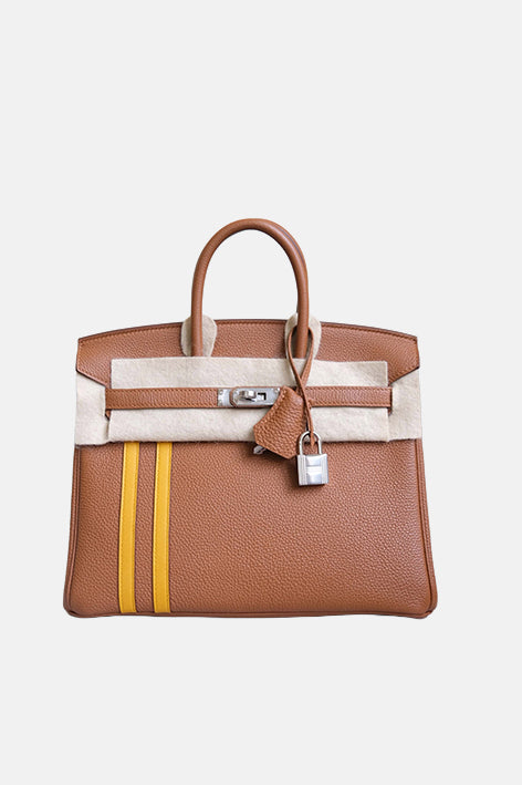 Birkin 25 Officer Gold PHW