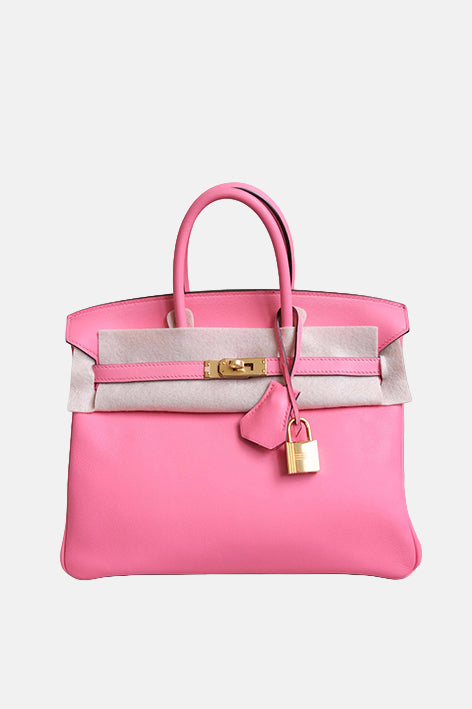 Birkin 25 Rose Azalee Gold Hardware