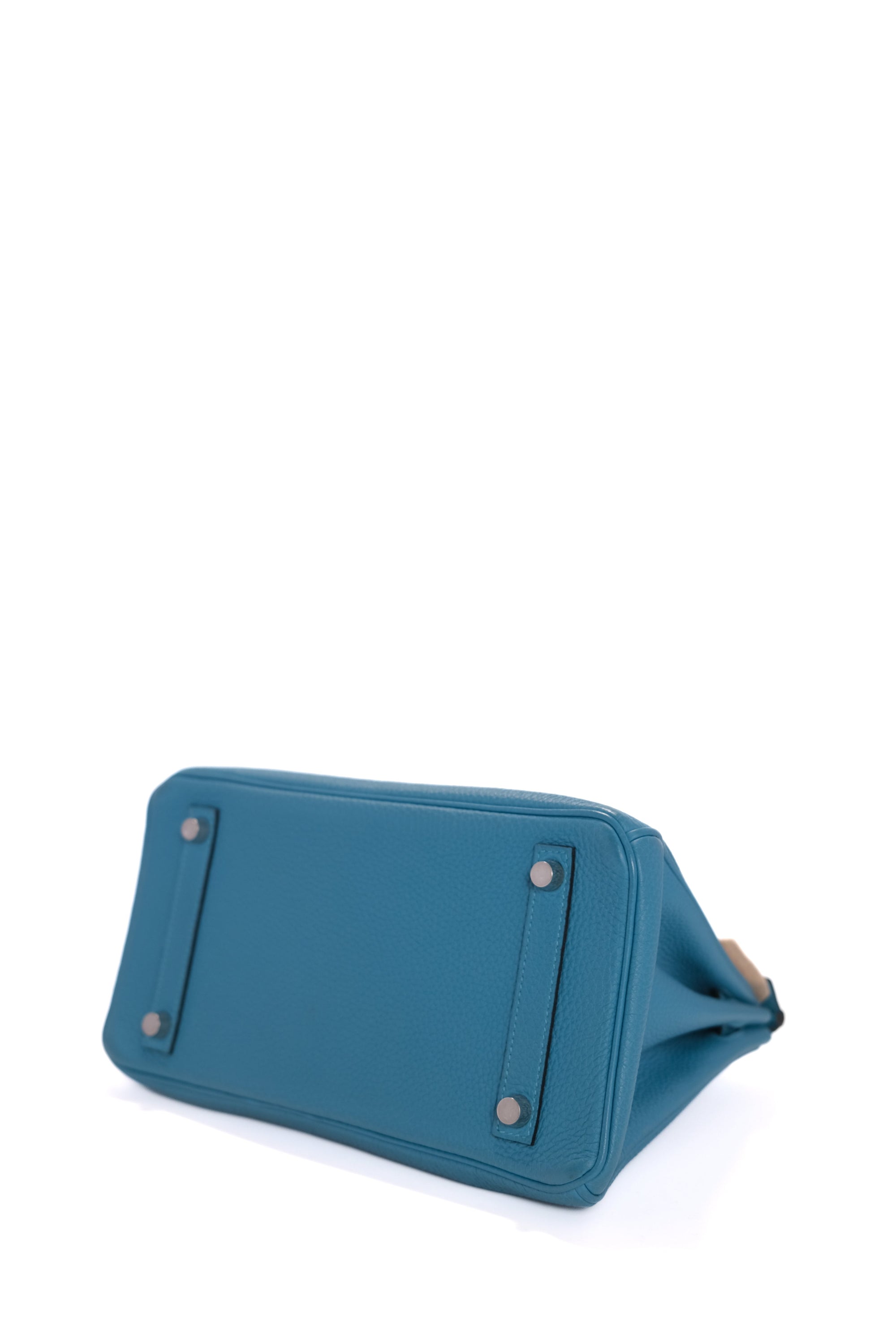 Birkin 25 Turquoise Palladium Hardware Togo