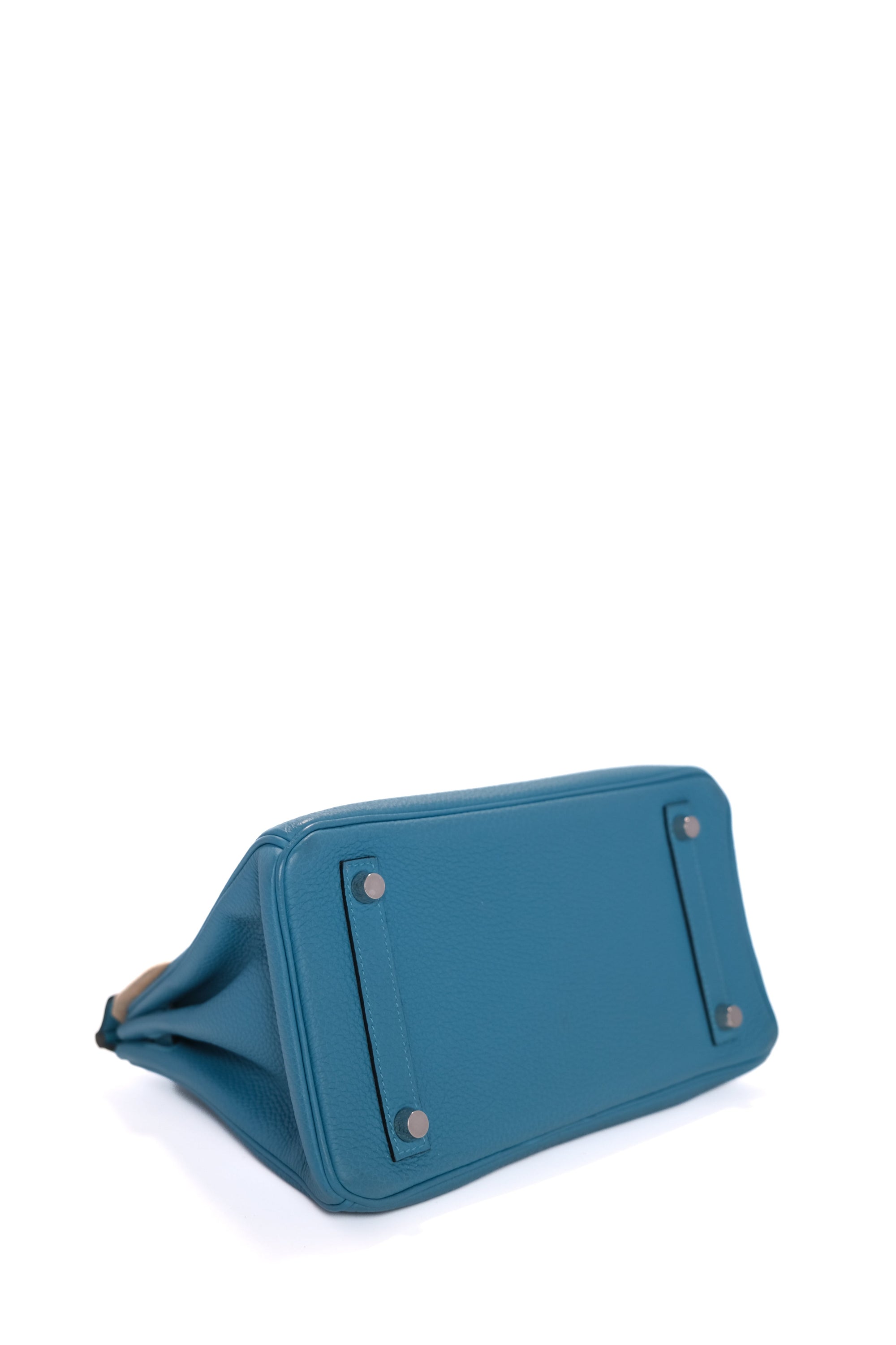 Birkin 25 Turquoise Palladium Hardware Togo