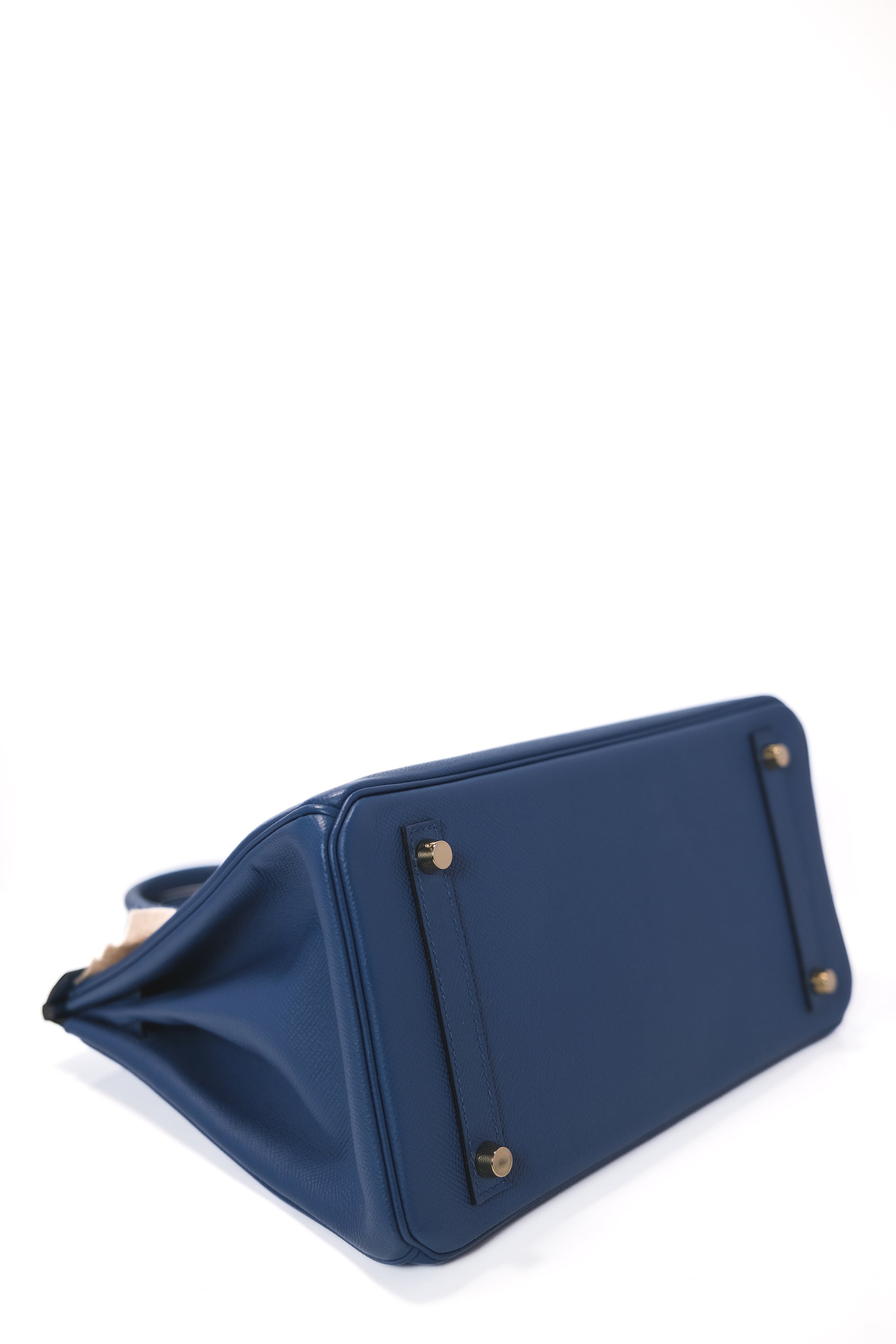 Birkin 30 Bleu Agate Gold Hardware Epsom