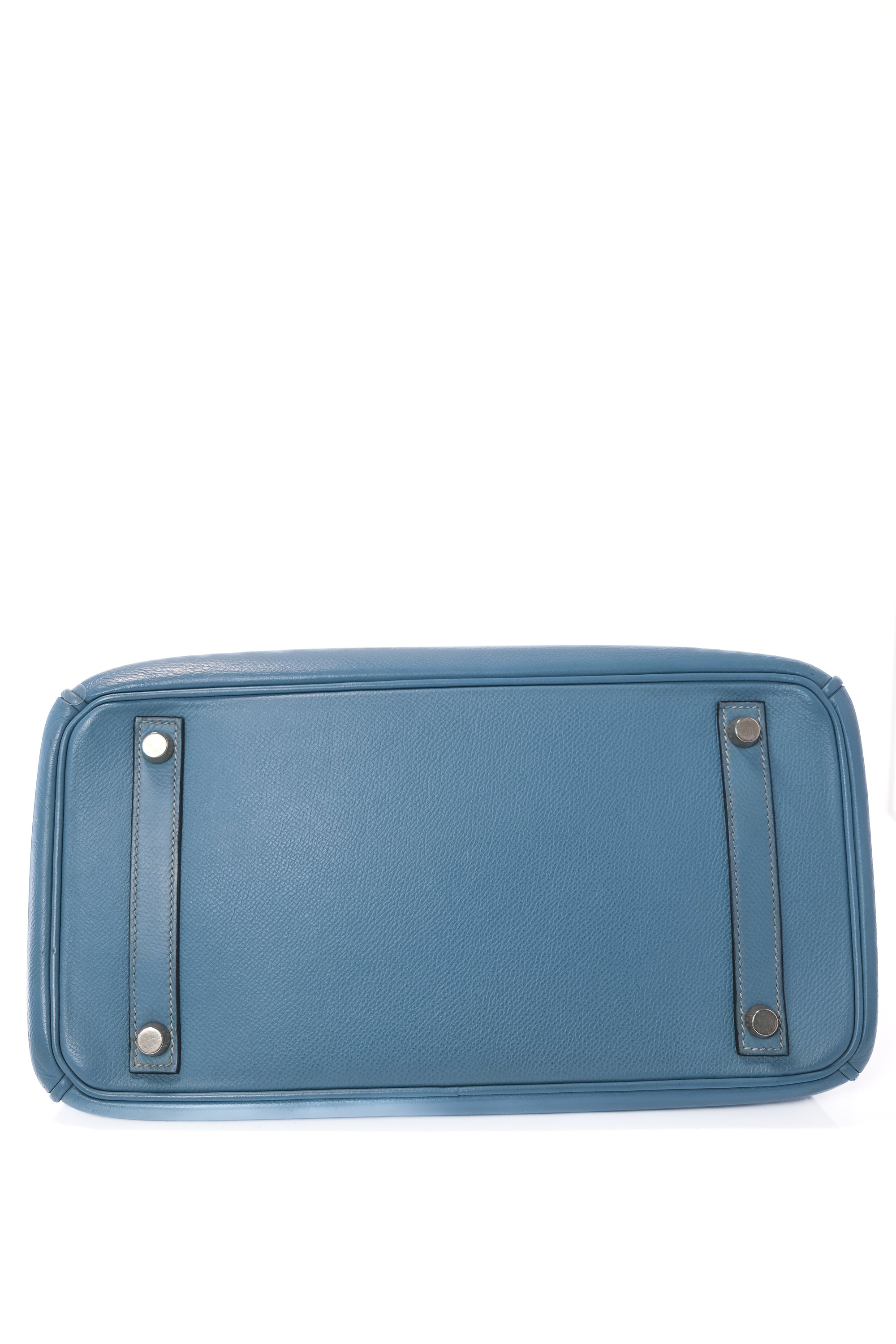 Birkin 30 Bleu Jean Palladium Hardware Epsom