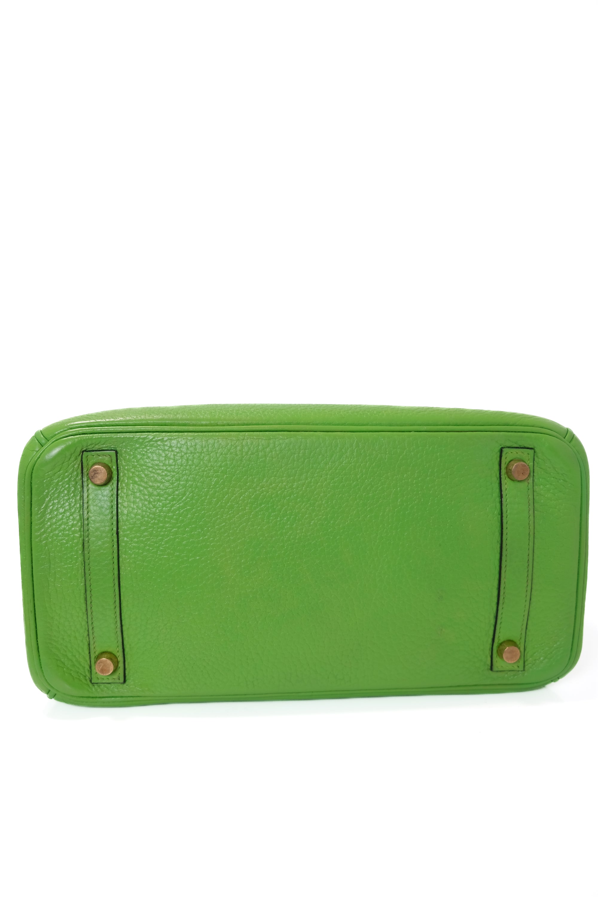 Birkin 30 Apple Green Palladium Hardware Clemence