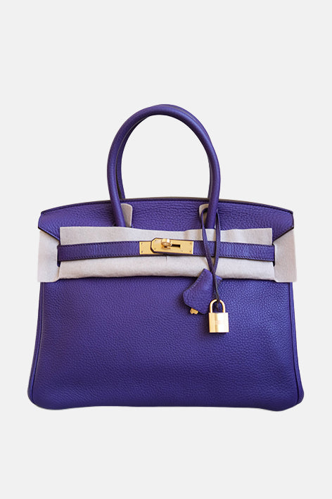 Birkin 30 Iris Gold Hardware