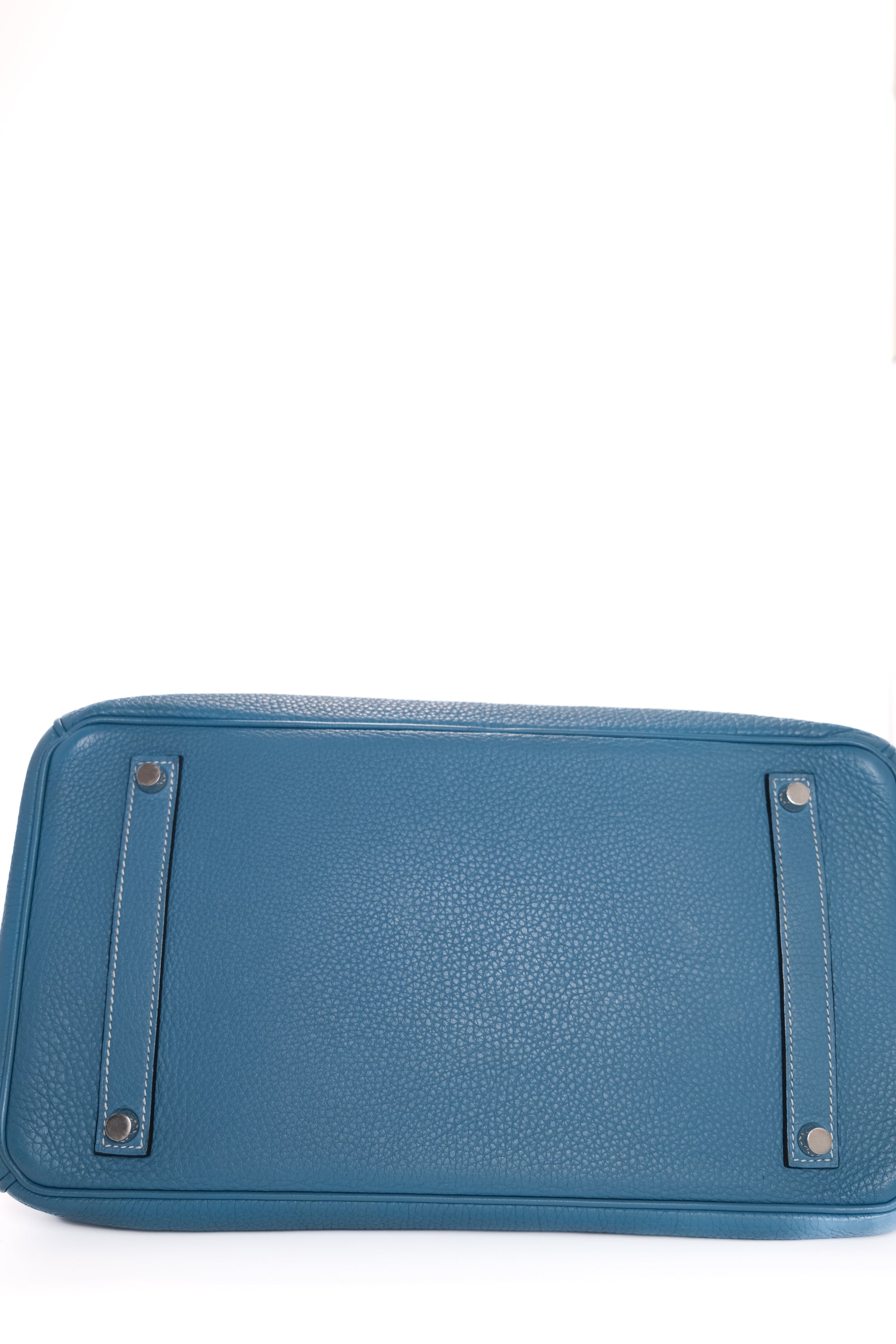 Birkin 35 Bleu Jean Palladium Togo