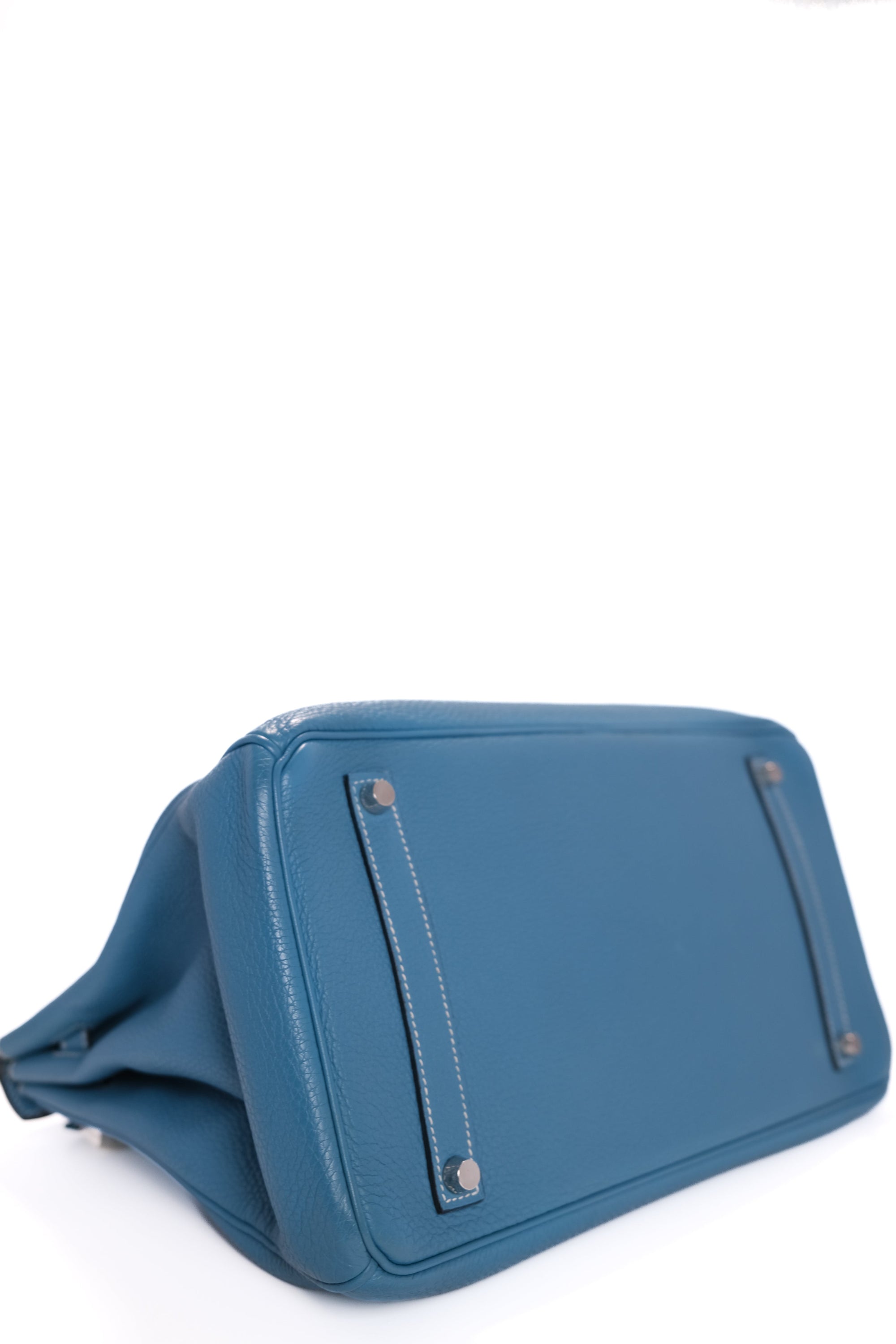 Birkin 35 Bleu Jean Palladium Togo