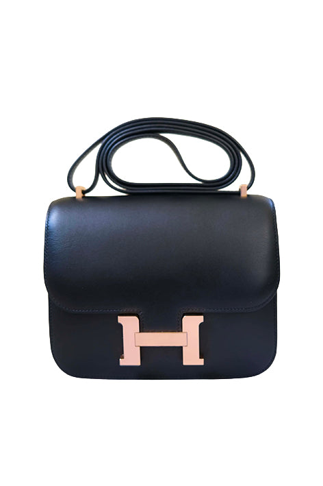 Constance 18 Noir Rose Gold Hardware