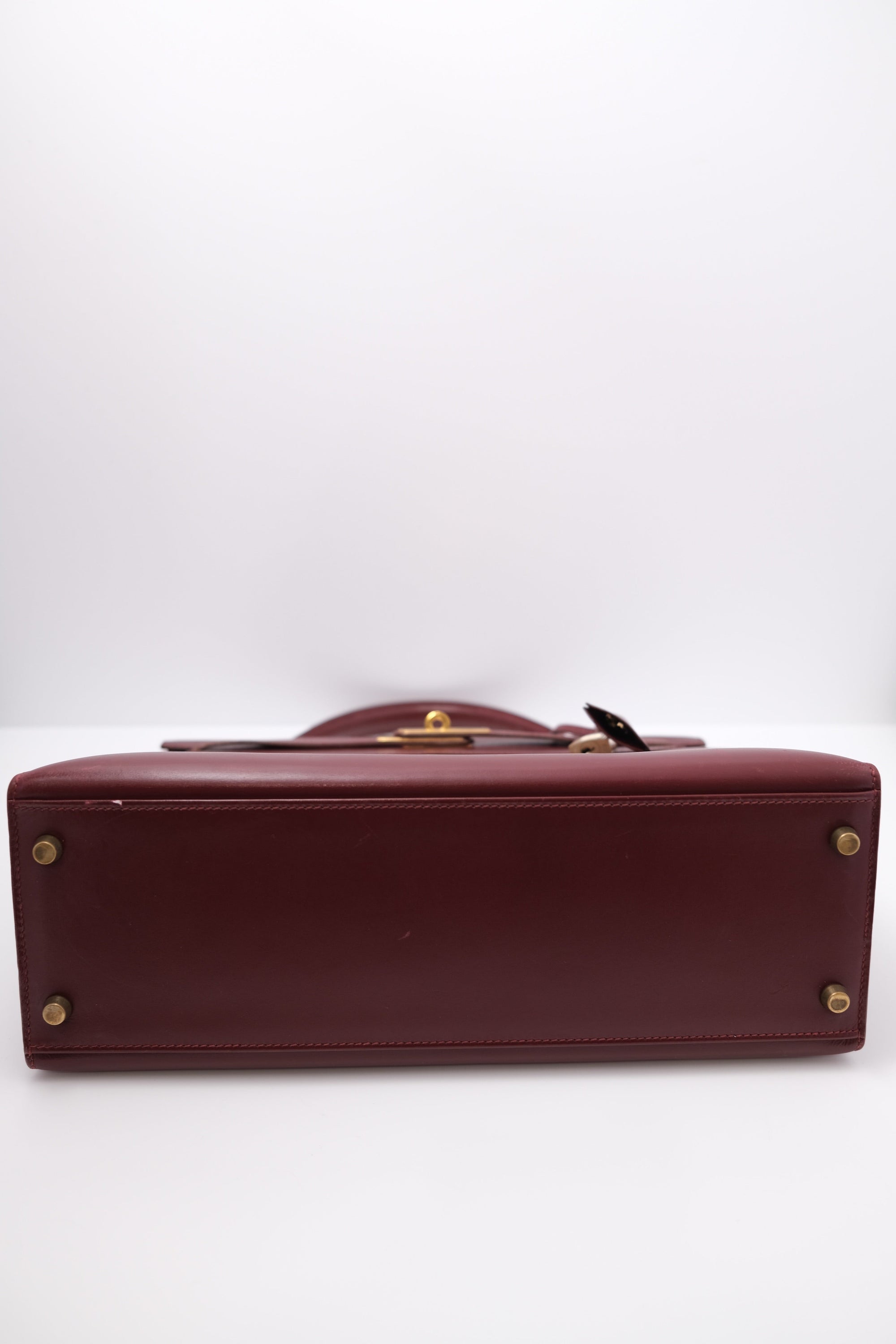 Kelly 32 Rouge H Gold Hardware Box