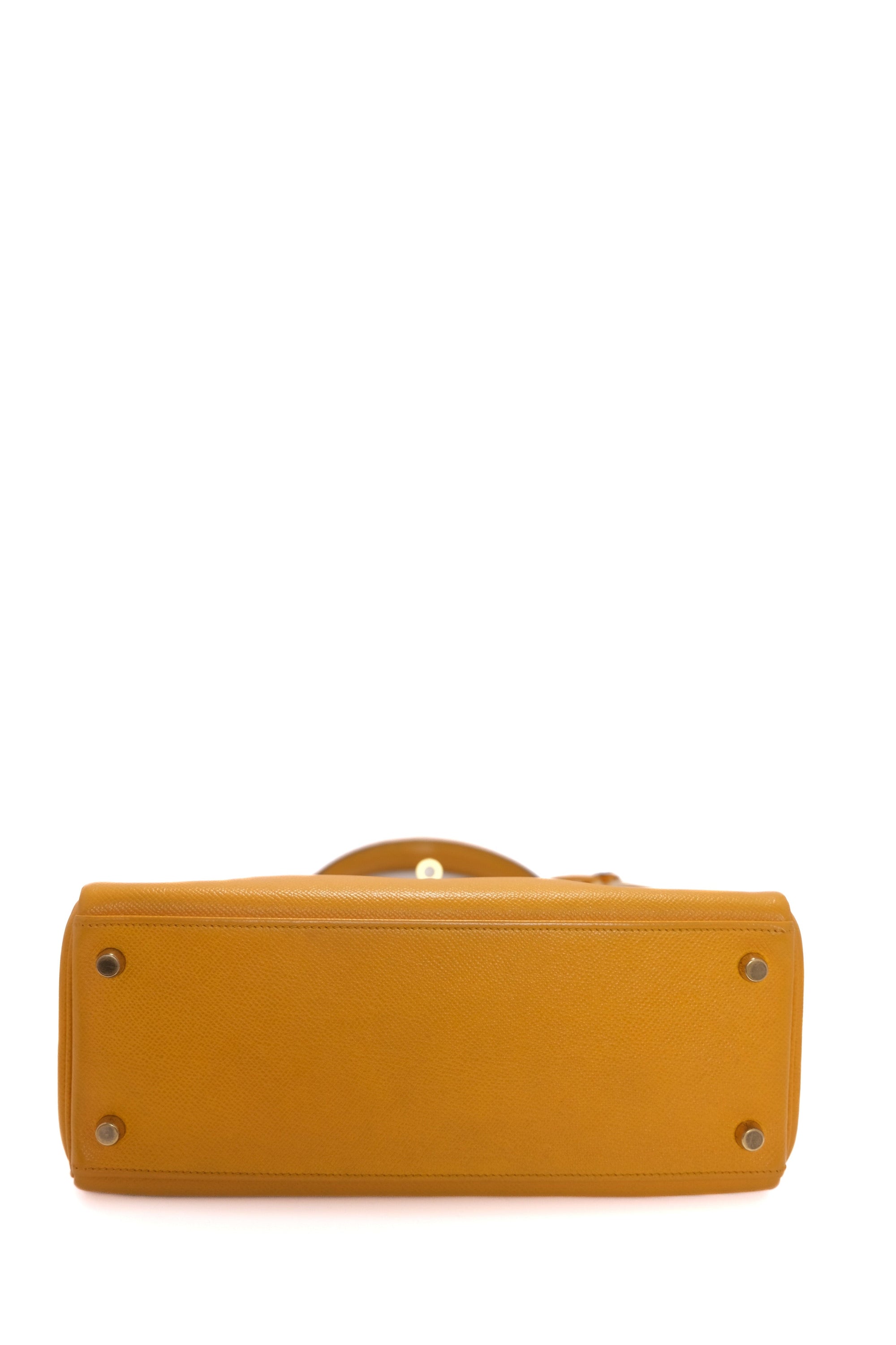 Kelly 28 Jaune Ambre Gold Hardware Epsom