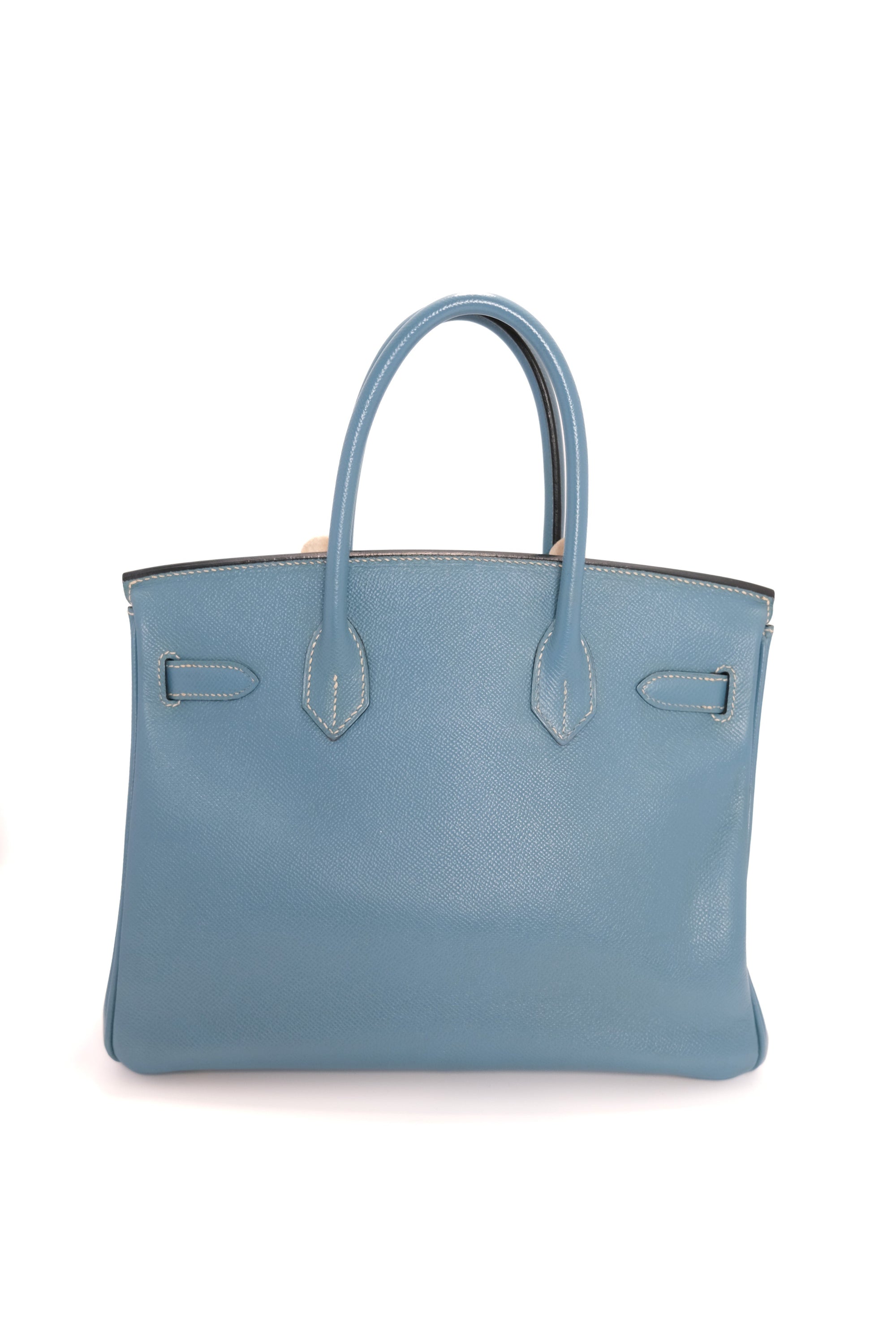 Birkin 30 Bleu Jean Gold Hardware Epsom