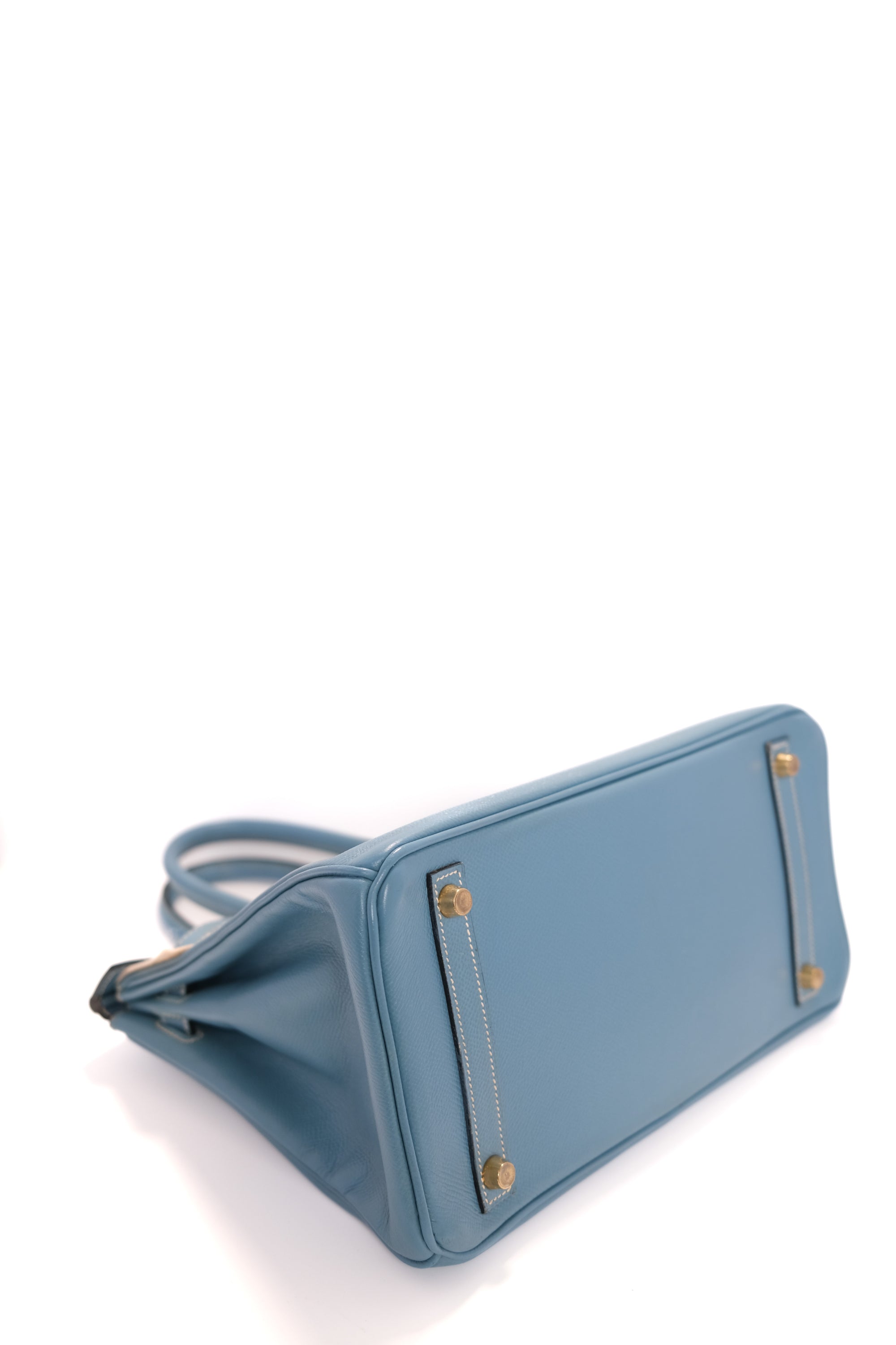 Birkin 30 Bleu Jean Gold Hardware Epsom