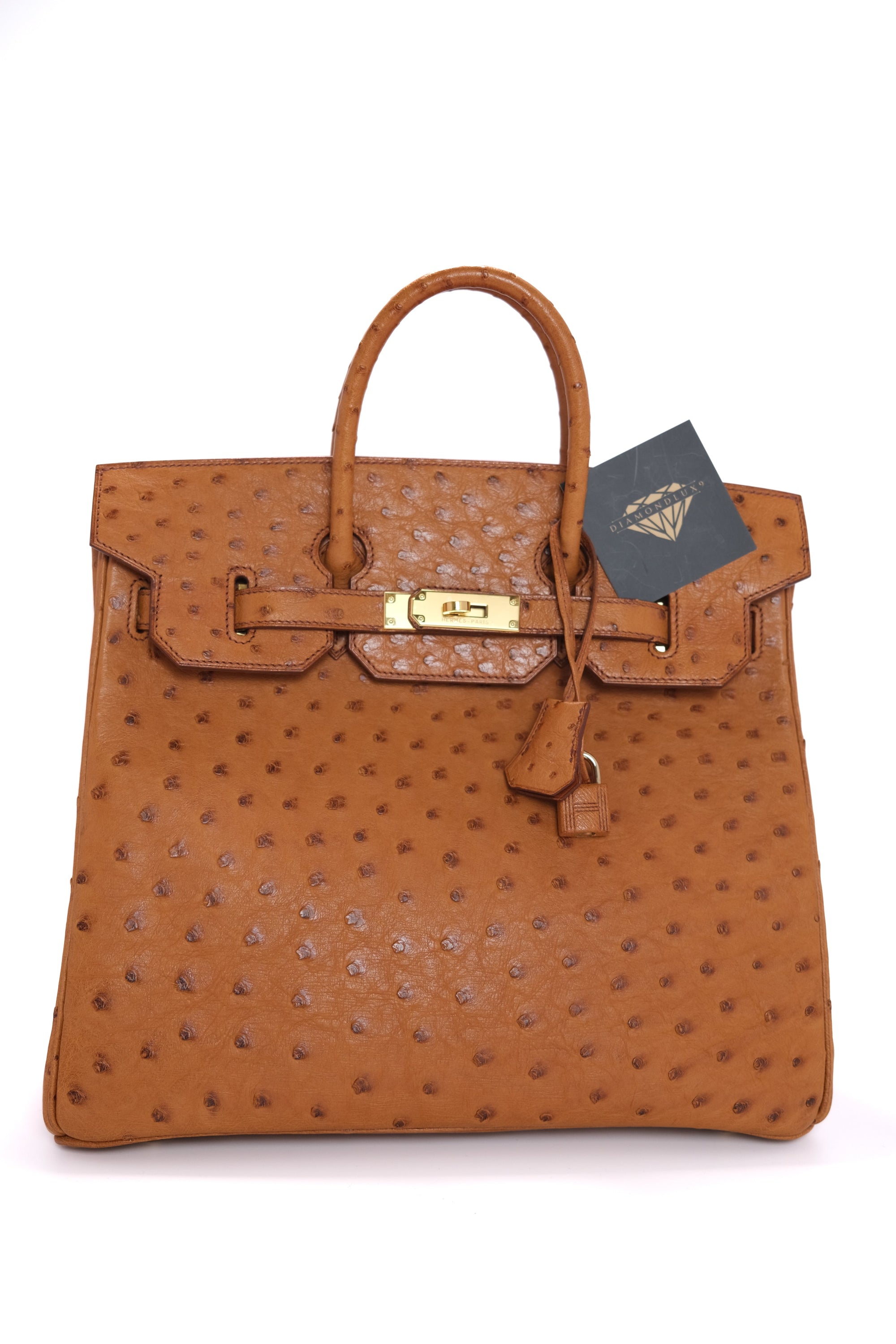 Birkin HAC 32 Gold On Gold Ostrich