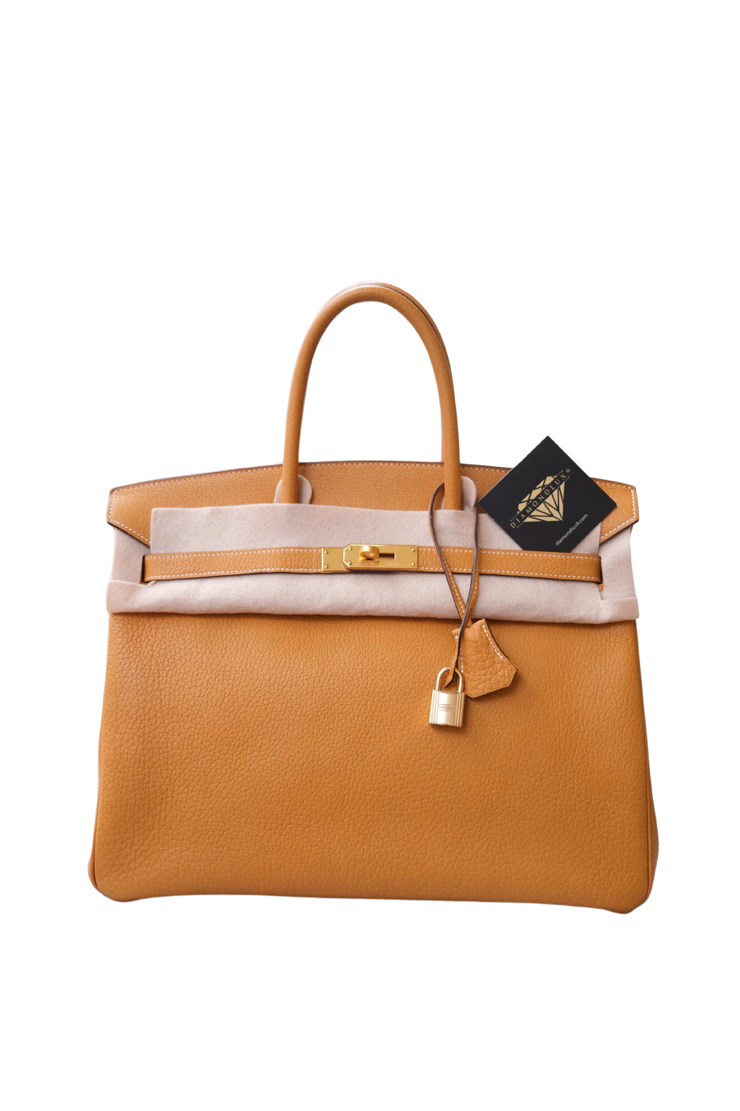 Birkin 35 Natural Sable Gold Hardware Fjord □I