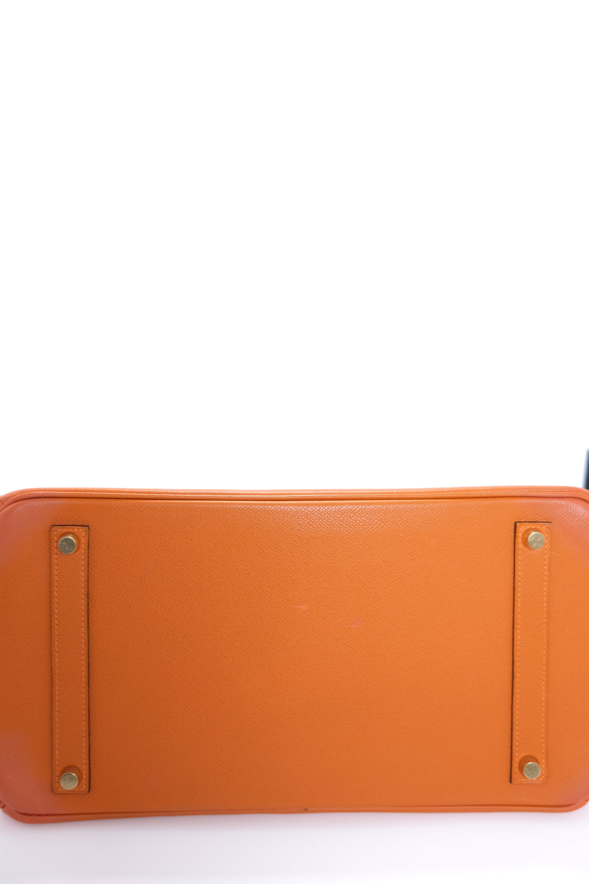 Birkin 35 Orange Gold Hardware Epsom