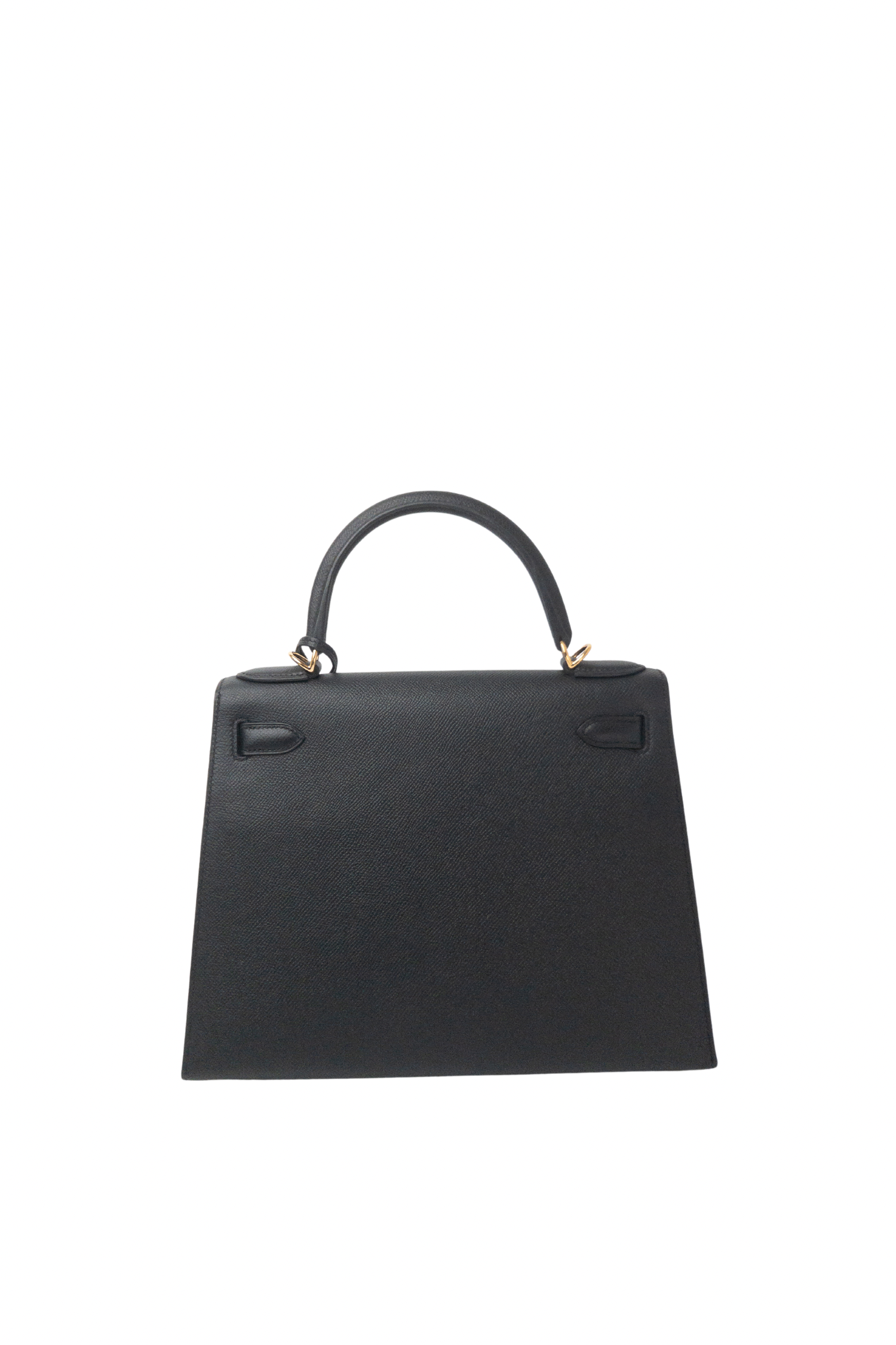 Kelly 28 Noir Gold Hardware Epsom T
