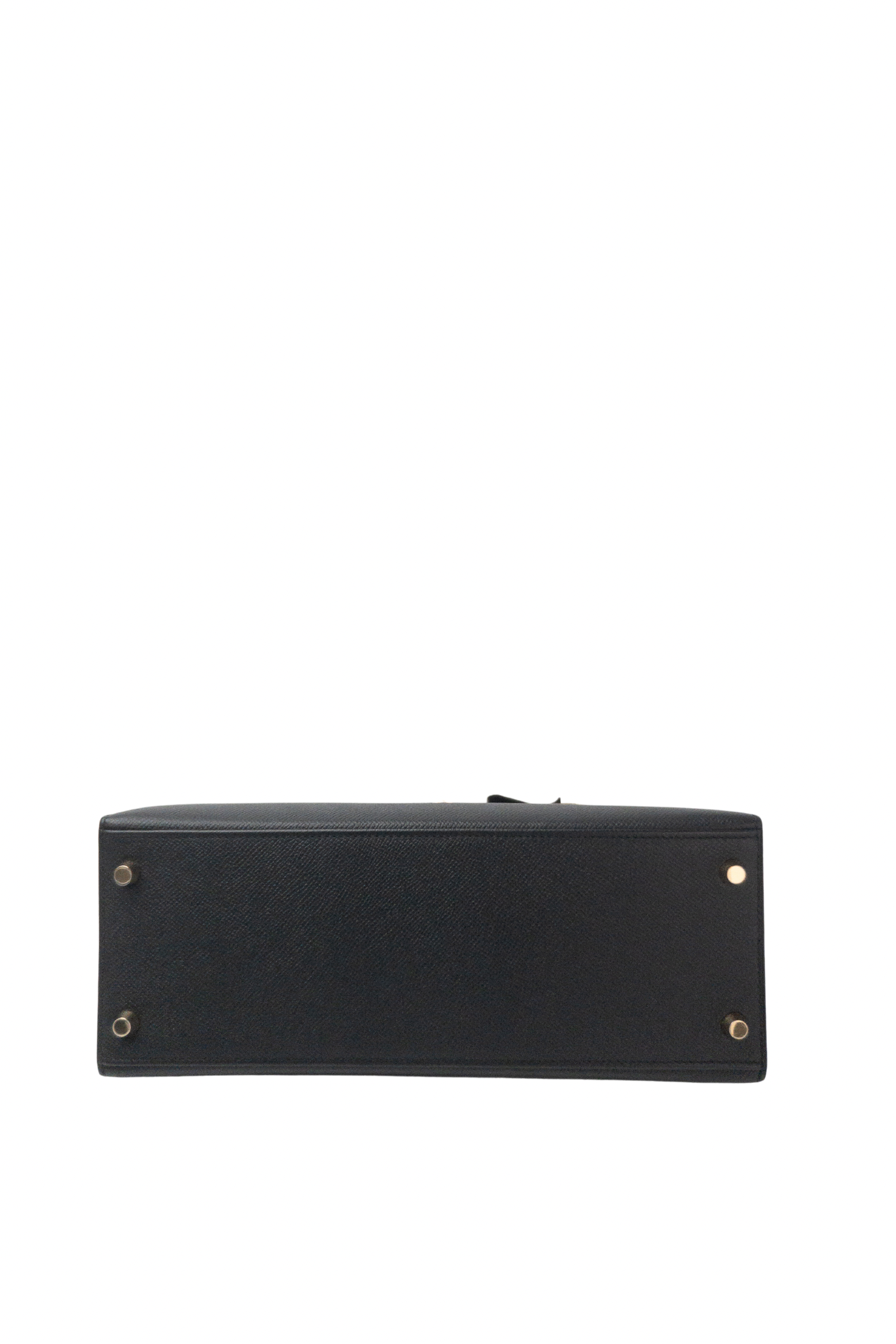 Kelly 28 Noir Gold Hardware Epsom T