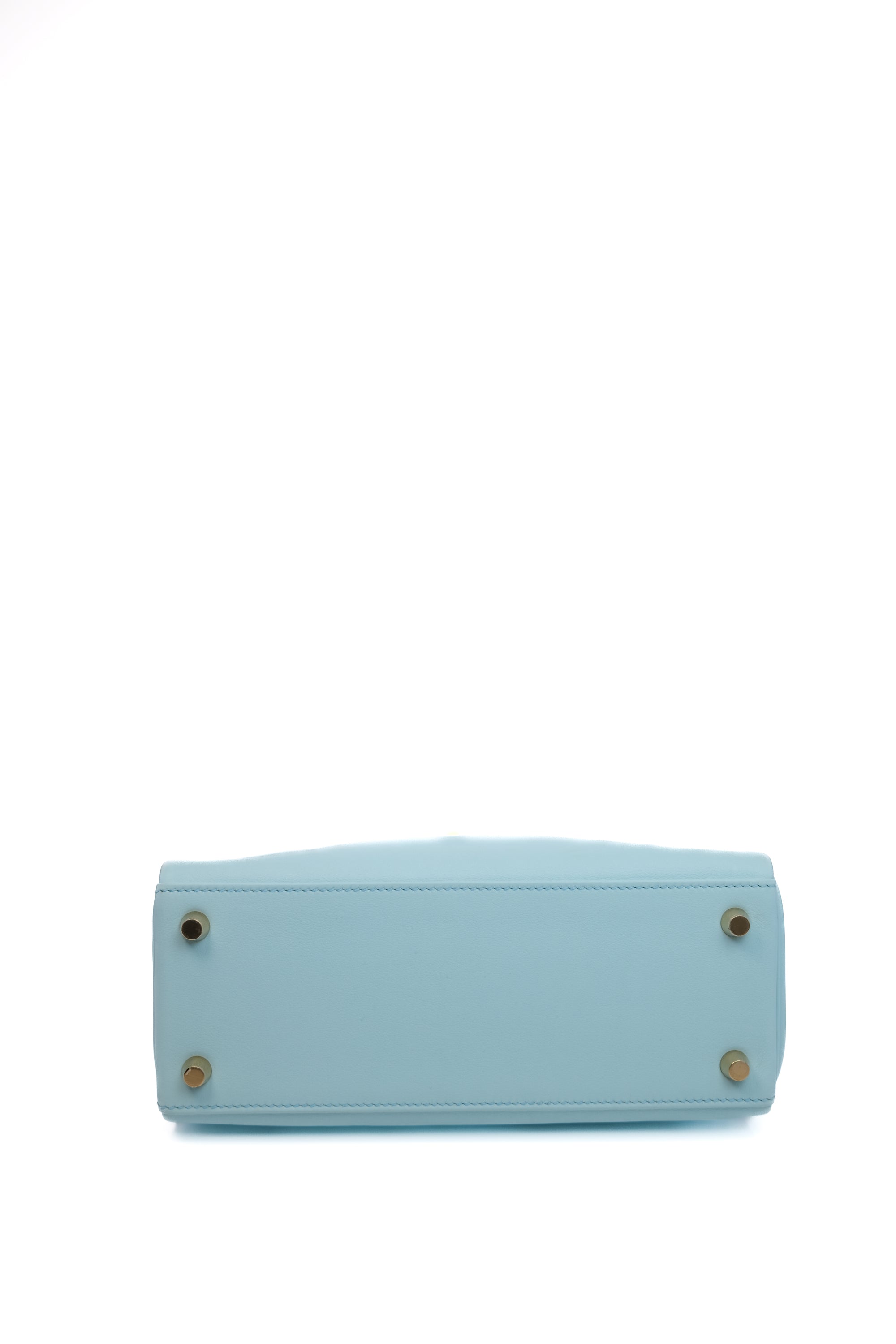 Kelly 25 Bleu Atoll Gold Hardware Swift