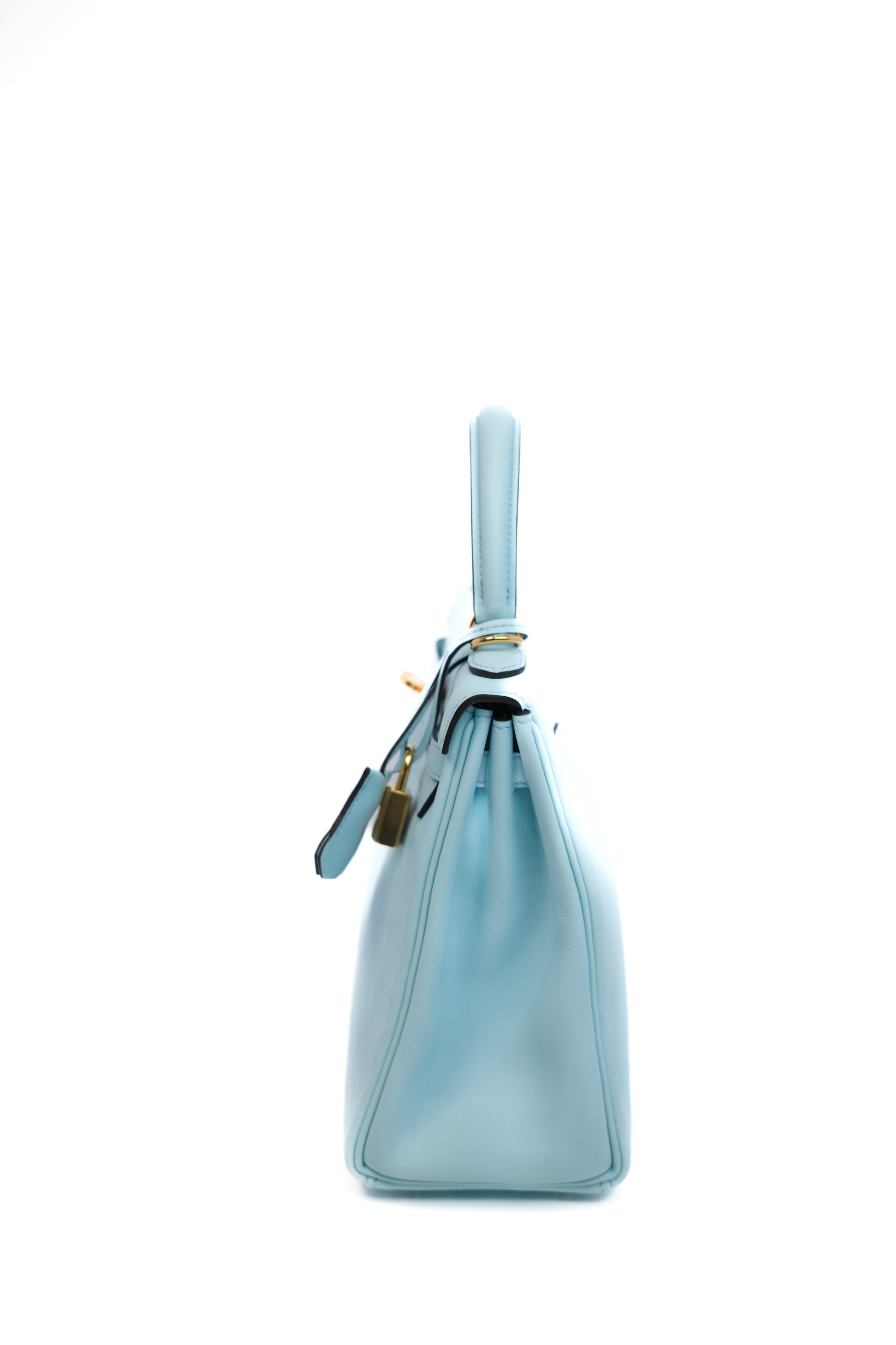 Kelly 25 Bleu Atoll Gold Hardware Swift