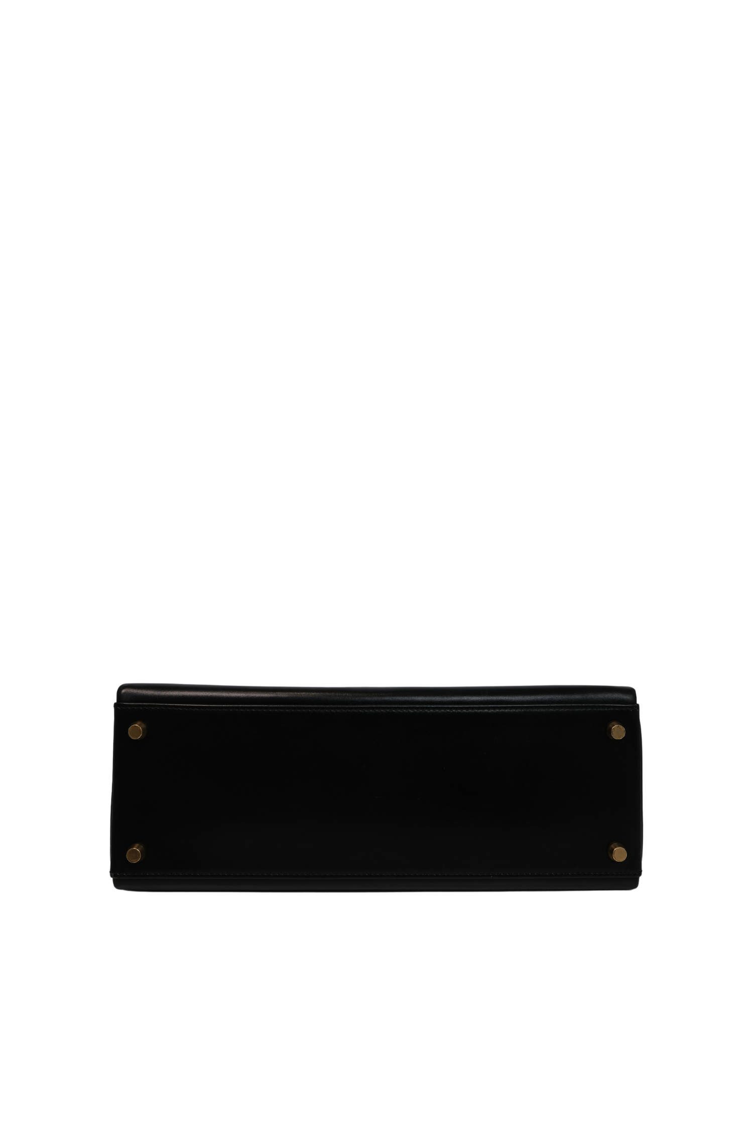 Kelly 32 Noir Gold Hardware Box Leather