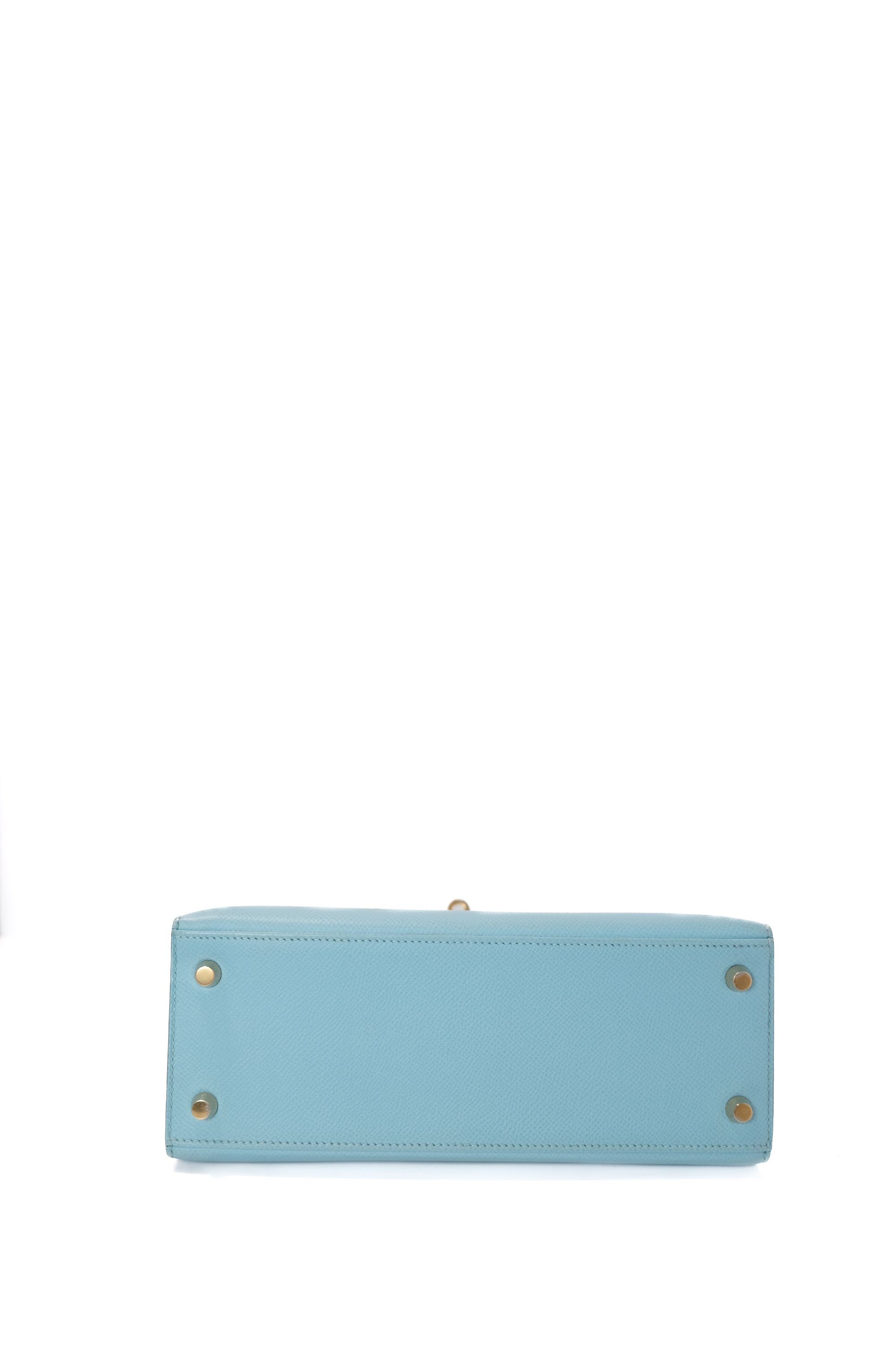 Kelly 25 Bleu Atoll (Tiffany’s Blue) Gold Hardware Epsom