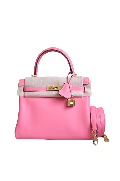 Kelly 25 Rose Azalee Gold Hardware