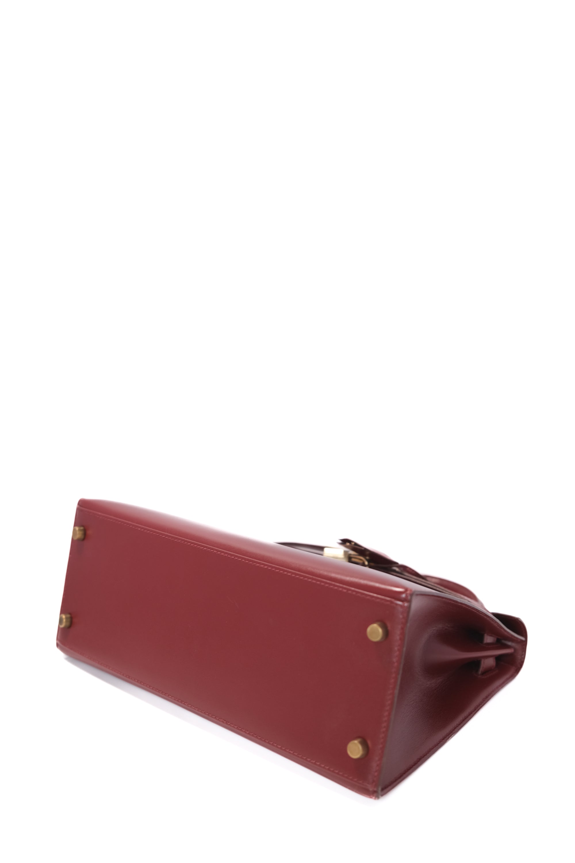 Kelly 28 Rouge H Gold Hardware Box