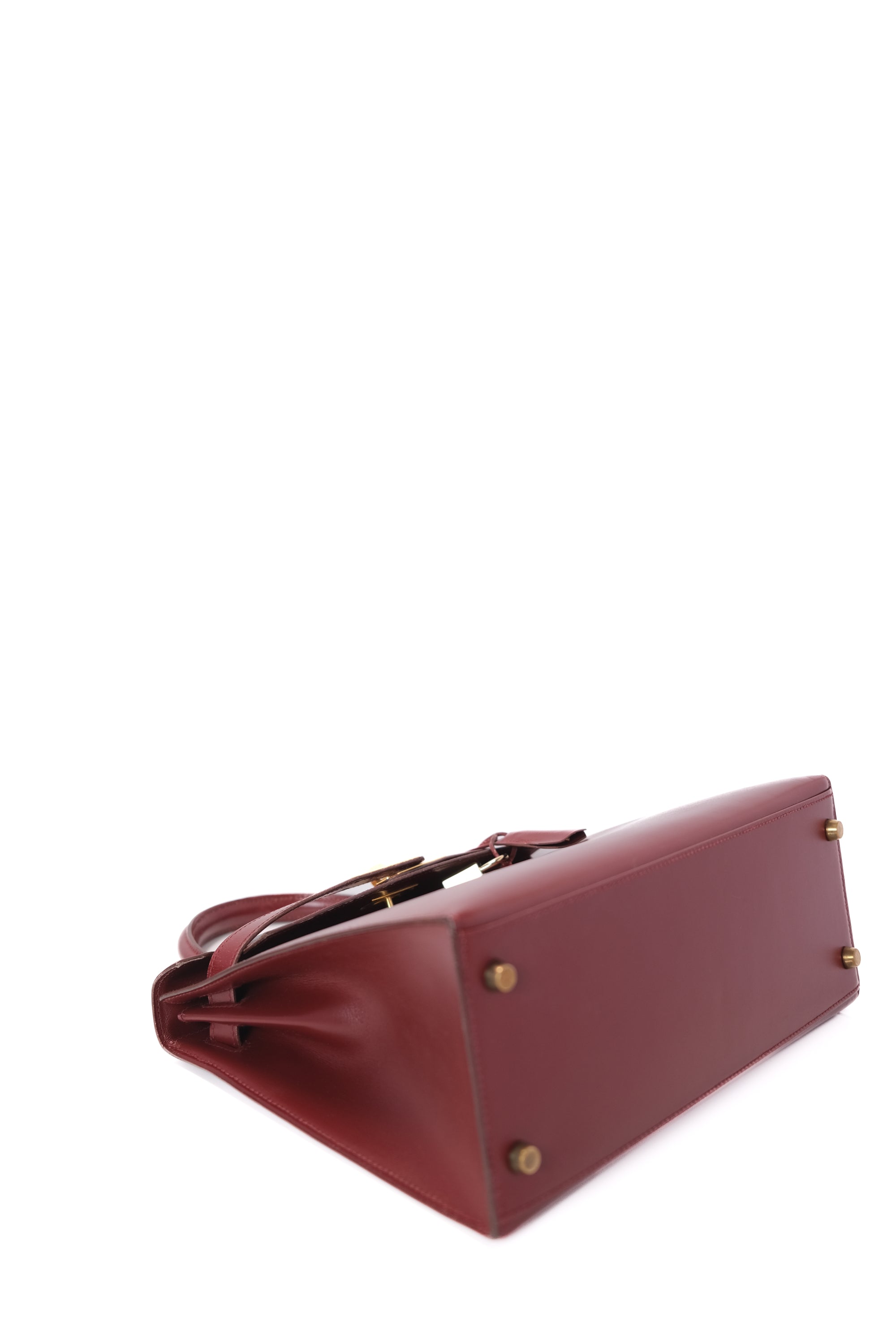 Kelly 28 Rouge H Gold Hardware Box