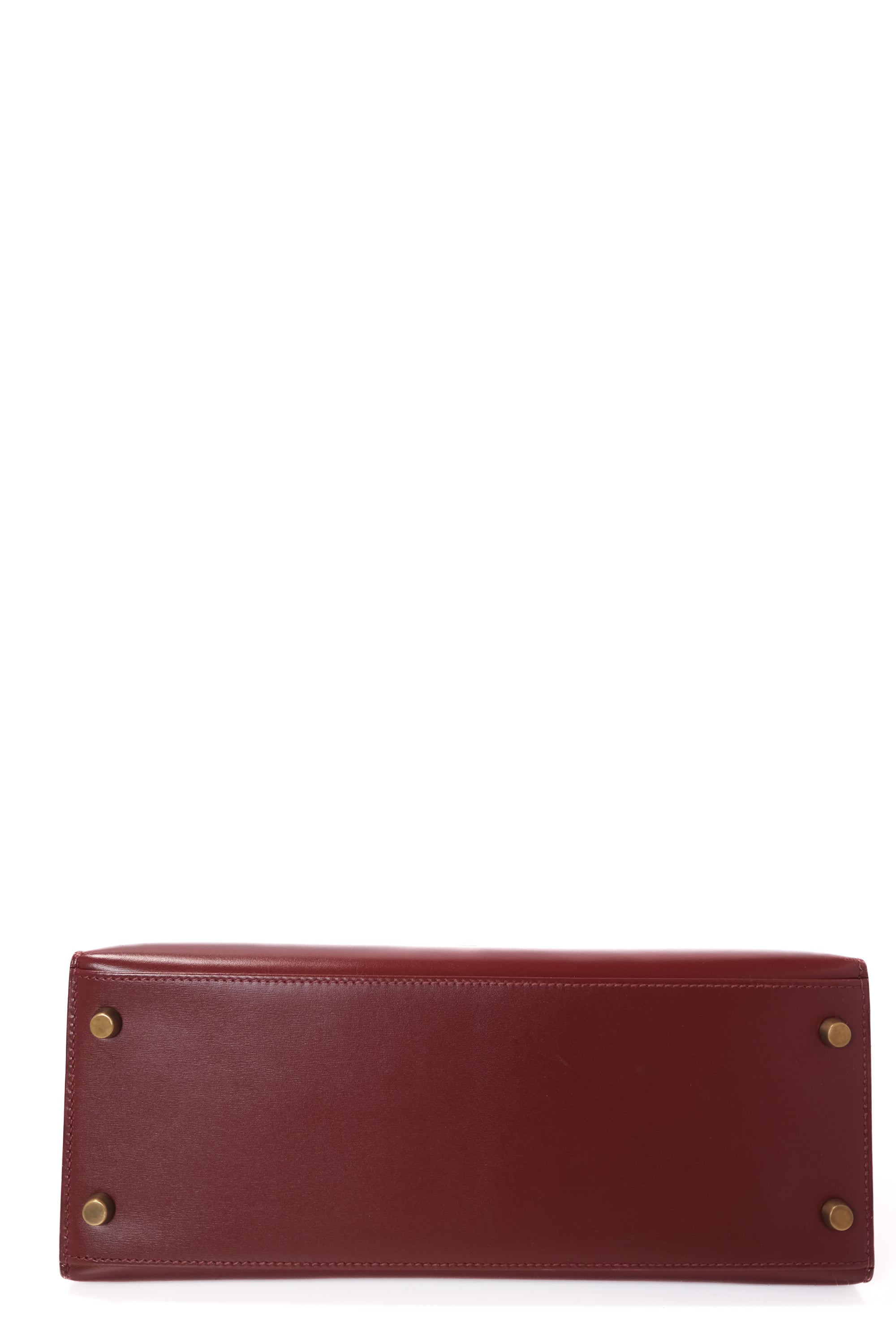 Kelly 28 Rouge H Gold Hardware Box